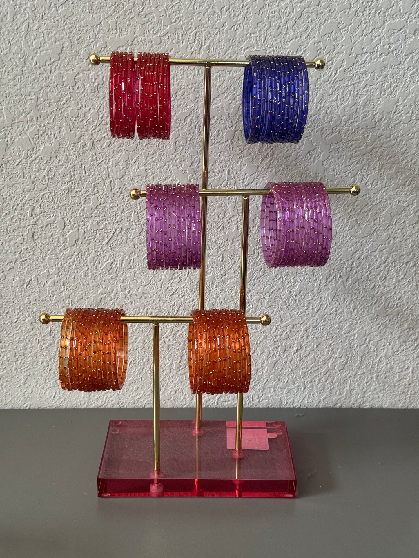 Raindrop Glass Bangles- DG001