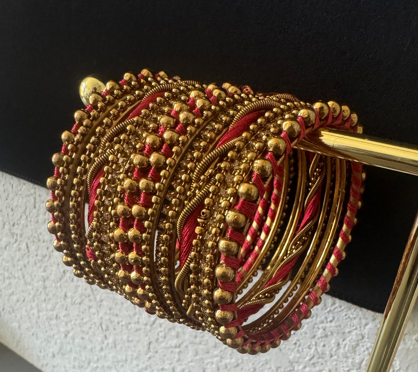 Metal & Thread Bangles 3