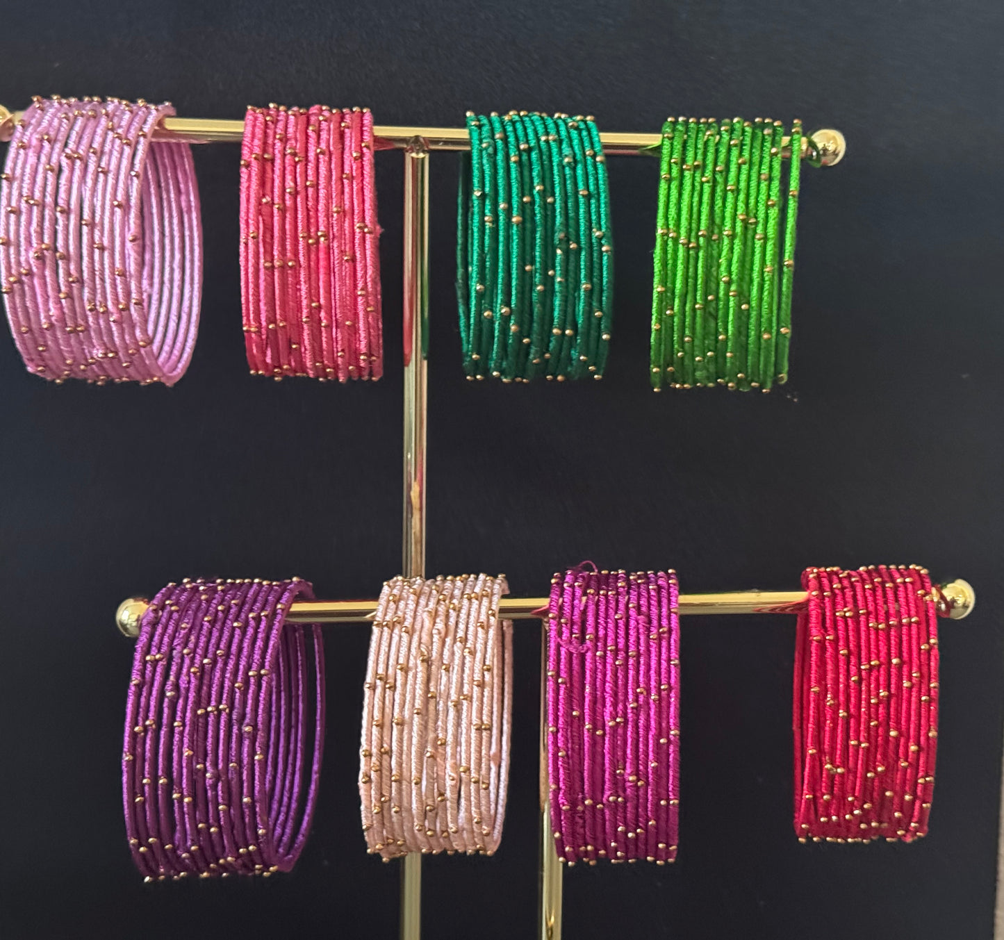 Silk Thread Bangles -01