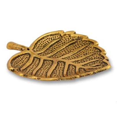 Golden Leaf Incense Stick Holder