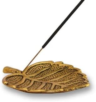 Golden Leaf Incense Stick Holder