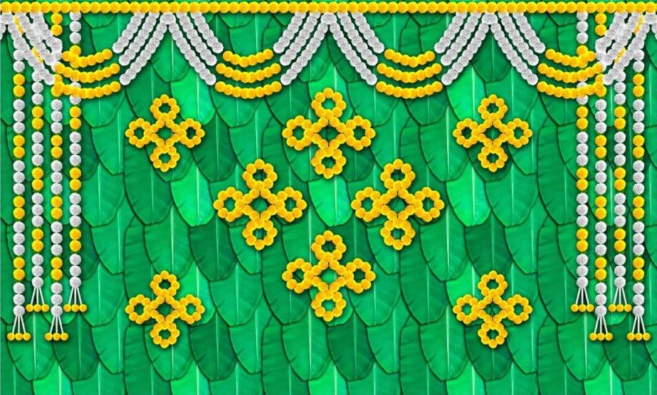 Backdrop - Rangoli & Marigold - DG1518