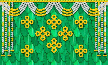 Backdrop - Rangoli & Marigold - DG1518