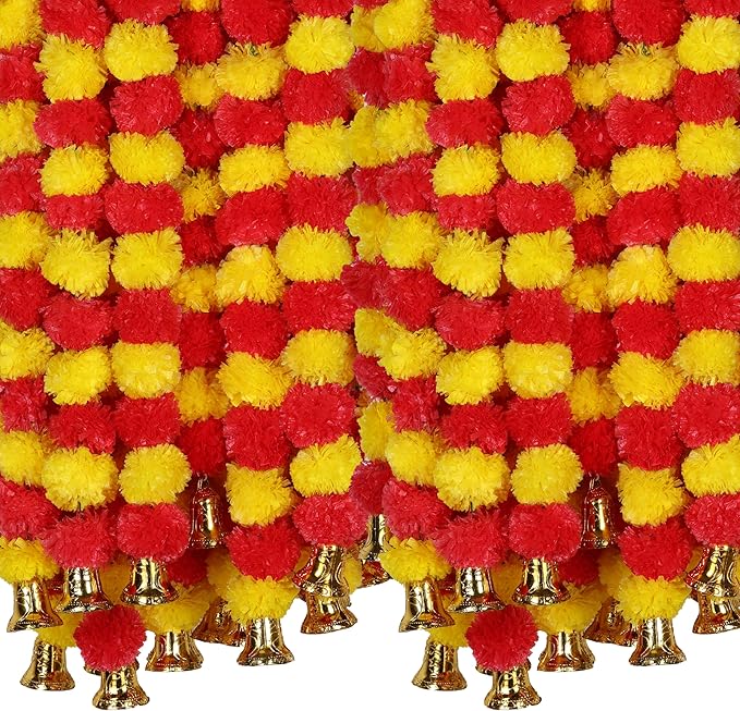 Artificial Marigold Flower Garland