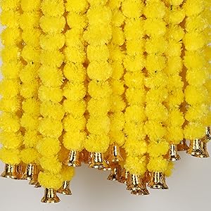 Artificial Marigold Flower Garland