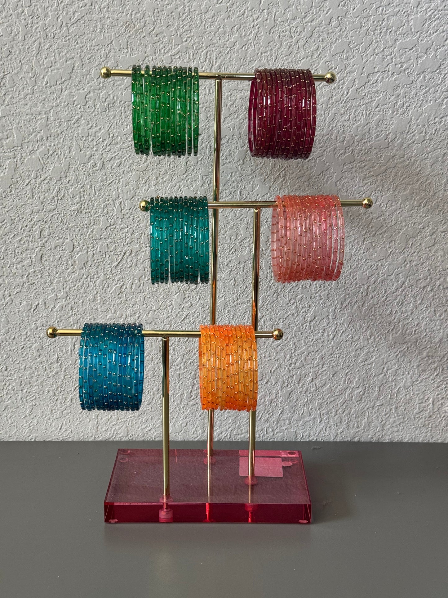 Raindrop Glass Bangles- DG001