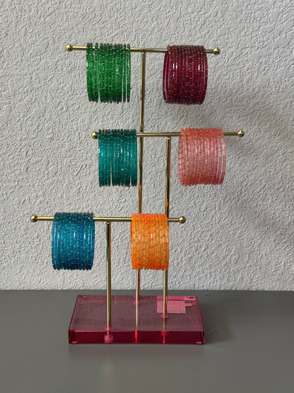 Raindrop Glass Bangles- DG001