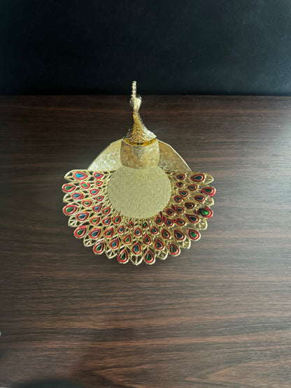 Peacock Platter Plate