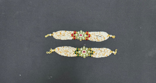 Pearls & Kundan Bracelets