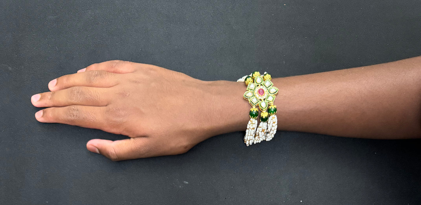 Pearls & Kundan Bracelets