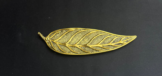 Brass Mango Leaf Incense Stick Holder