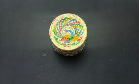 Meenakari Boxes-Peacock