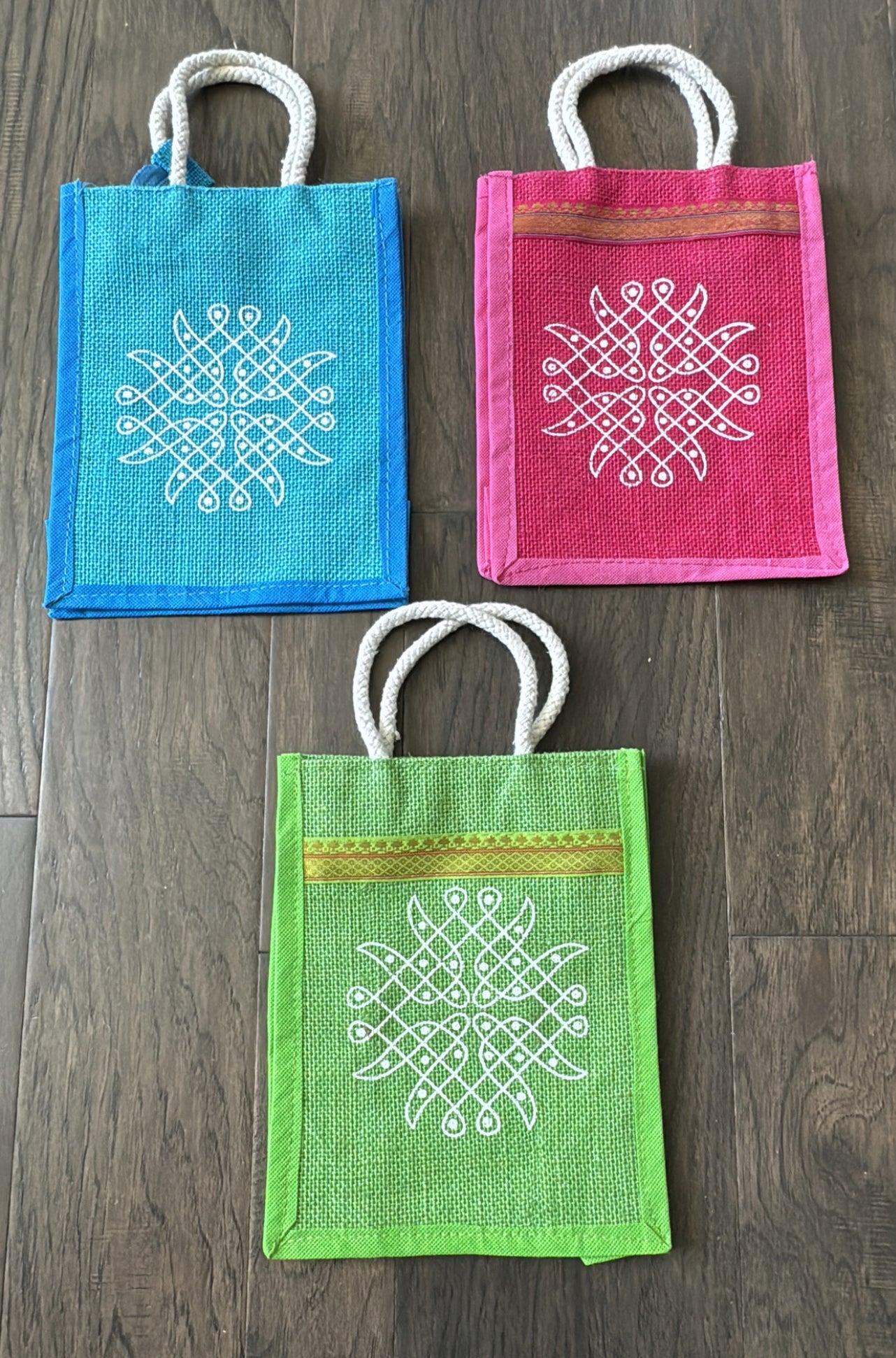 Jute Bags (with Rangoli)