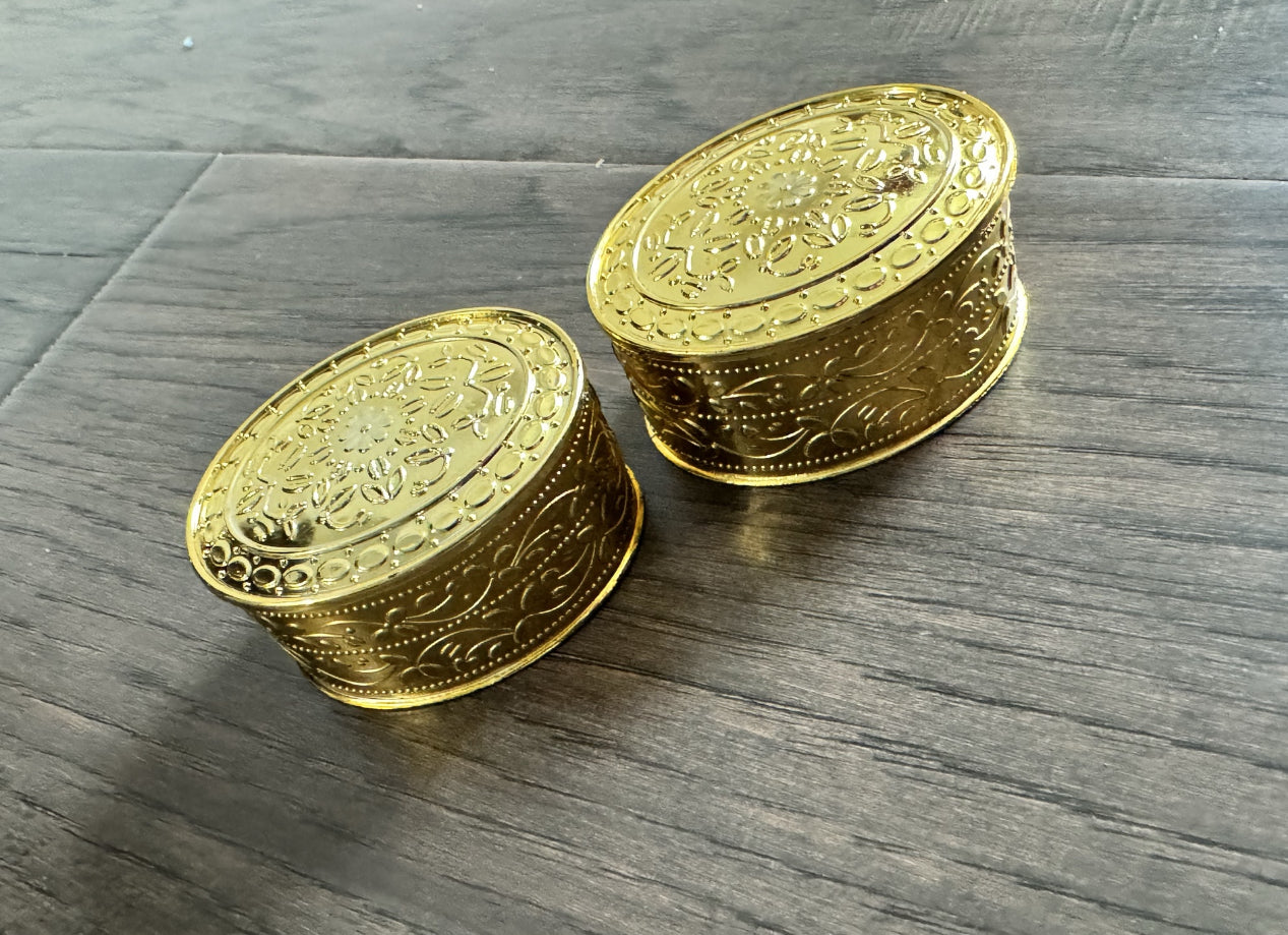 Sindoor Box (Gold Finish)