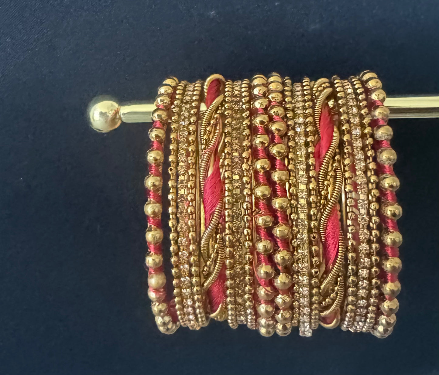 Metal & Thread Bangles 3