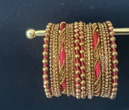 Metal & Thread Bangles 3