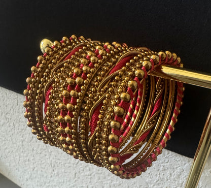 Metal & Thread Bangles 3