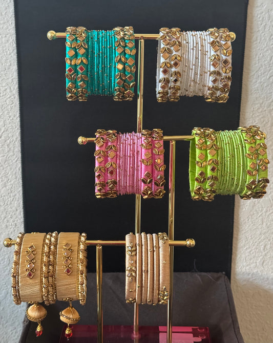 Silk Thread Bangles -02
