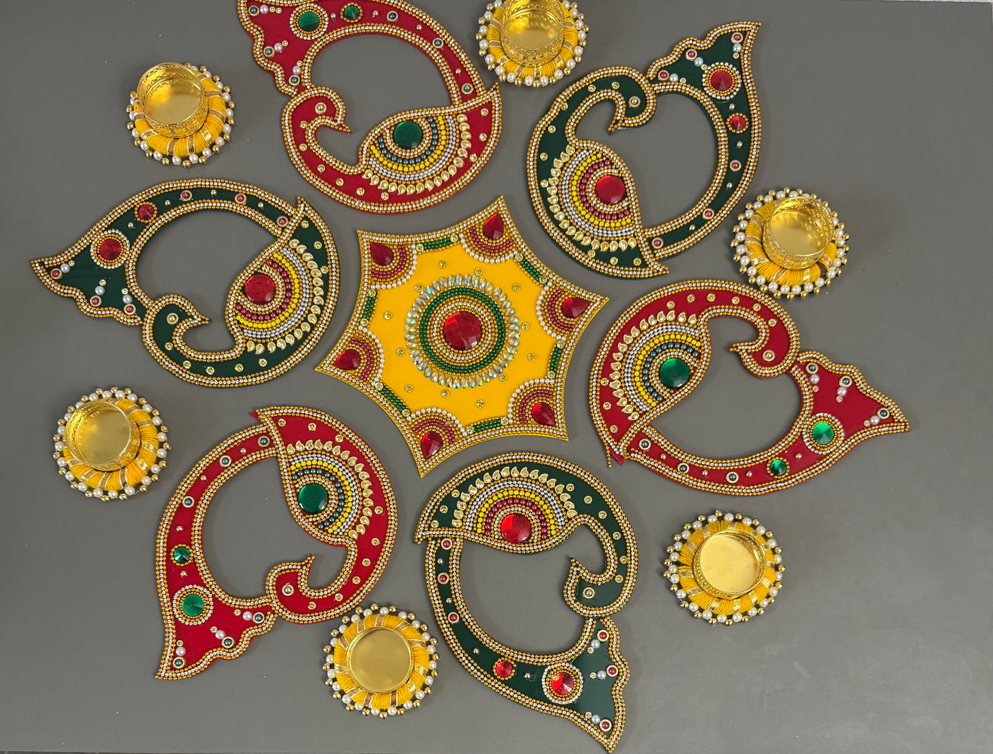 Rangoli T-Light Holder - DG012