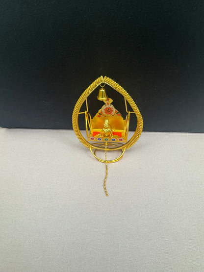 Baby Krishna in Swing/Cradle