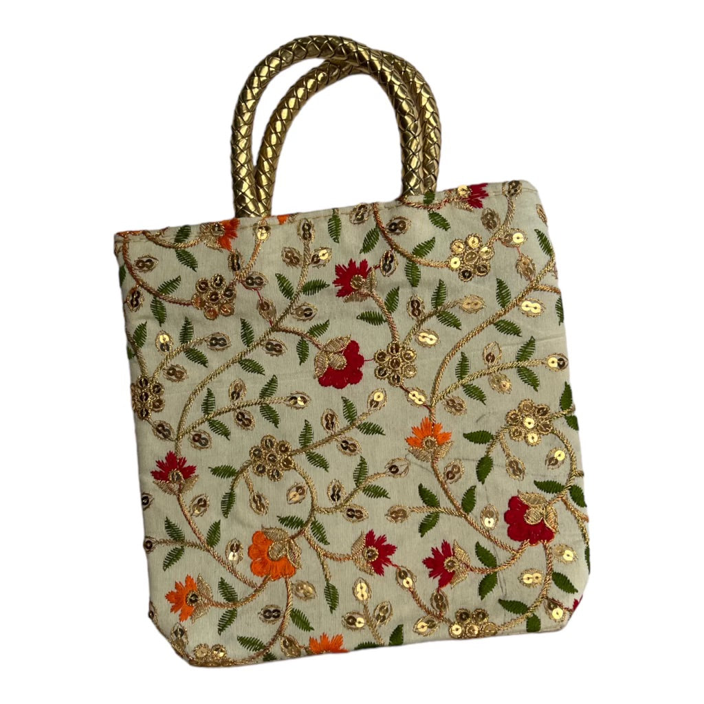 Embroidered Ethnic Handcrafted Party Purse / Potli Bag