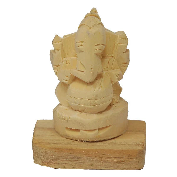 Shwetarka Ganesha (Handcrafted Wooden Ganesha)