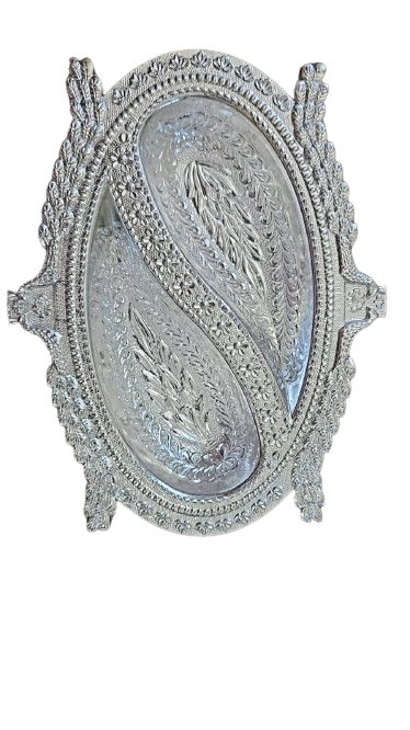 Fiber Peacock Dry Fruit Tray