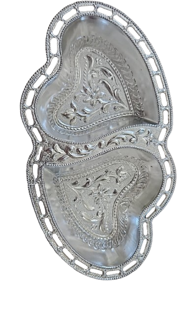 Heart Shaped Dry Fruit Fiber Tray