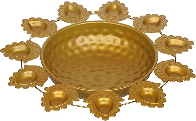 Metal Diya Uruli Bowl