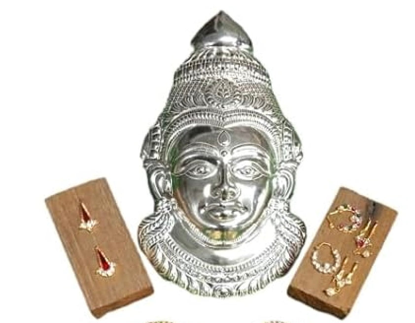 German Silver - Goddess Varalakshmi Face