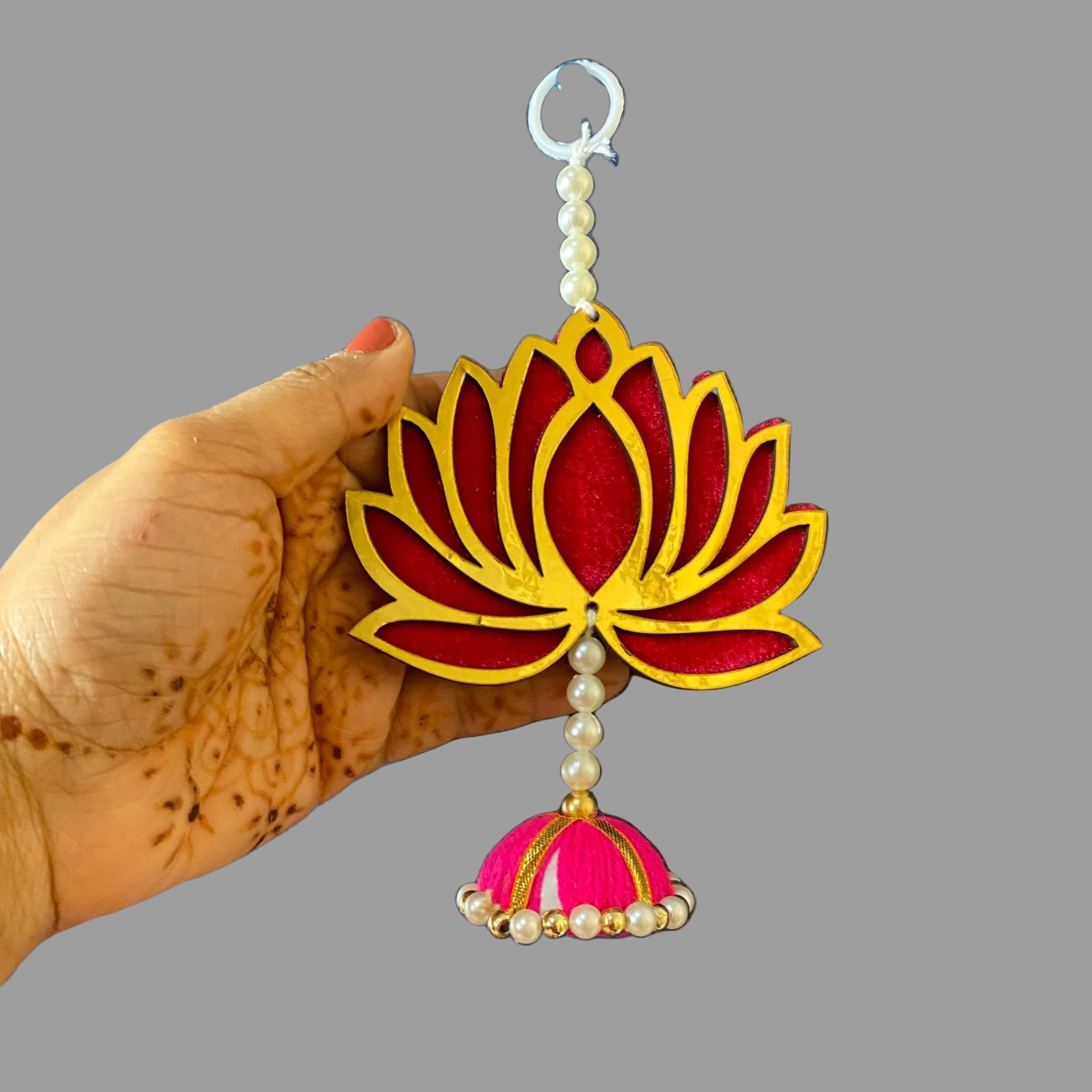 Lotus & Jhumka Hanging