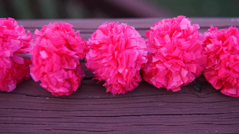 Artificial Marigold Flower Garland